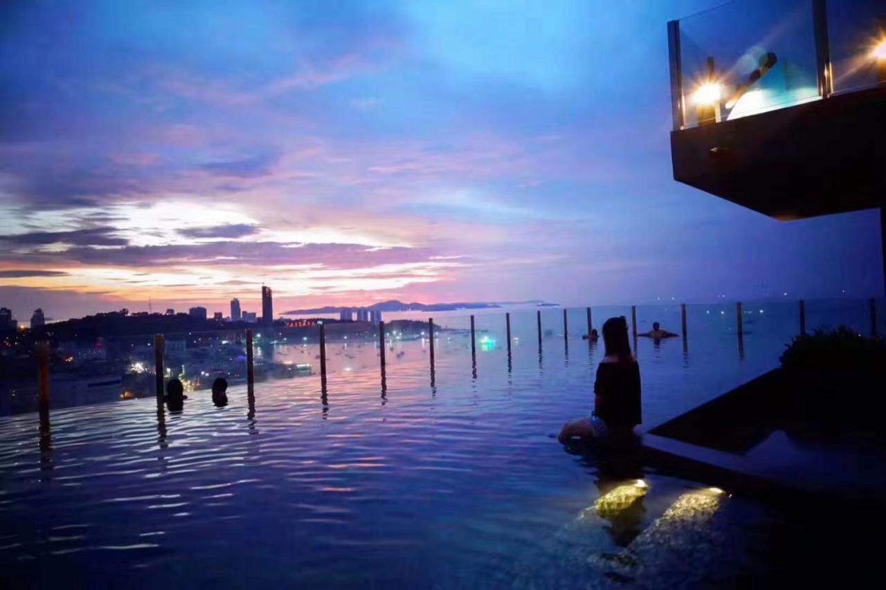 Pattaya Beach Sea View Rooftop Pool Resort Exterior photo